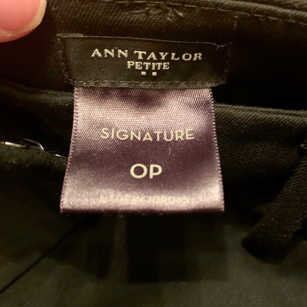 Ann Taylor signature 0P dress pants